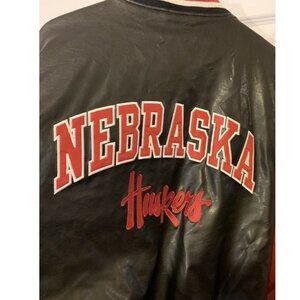 Nebraska Huskers Letterman Jacket Men’s Sz‎ XXL Steve & Barry's Black And Red